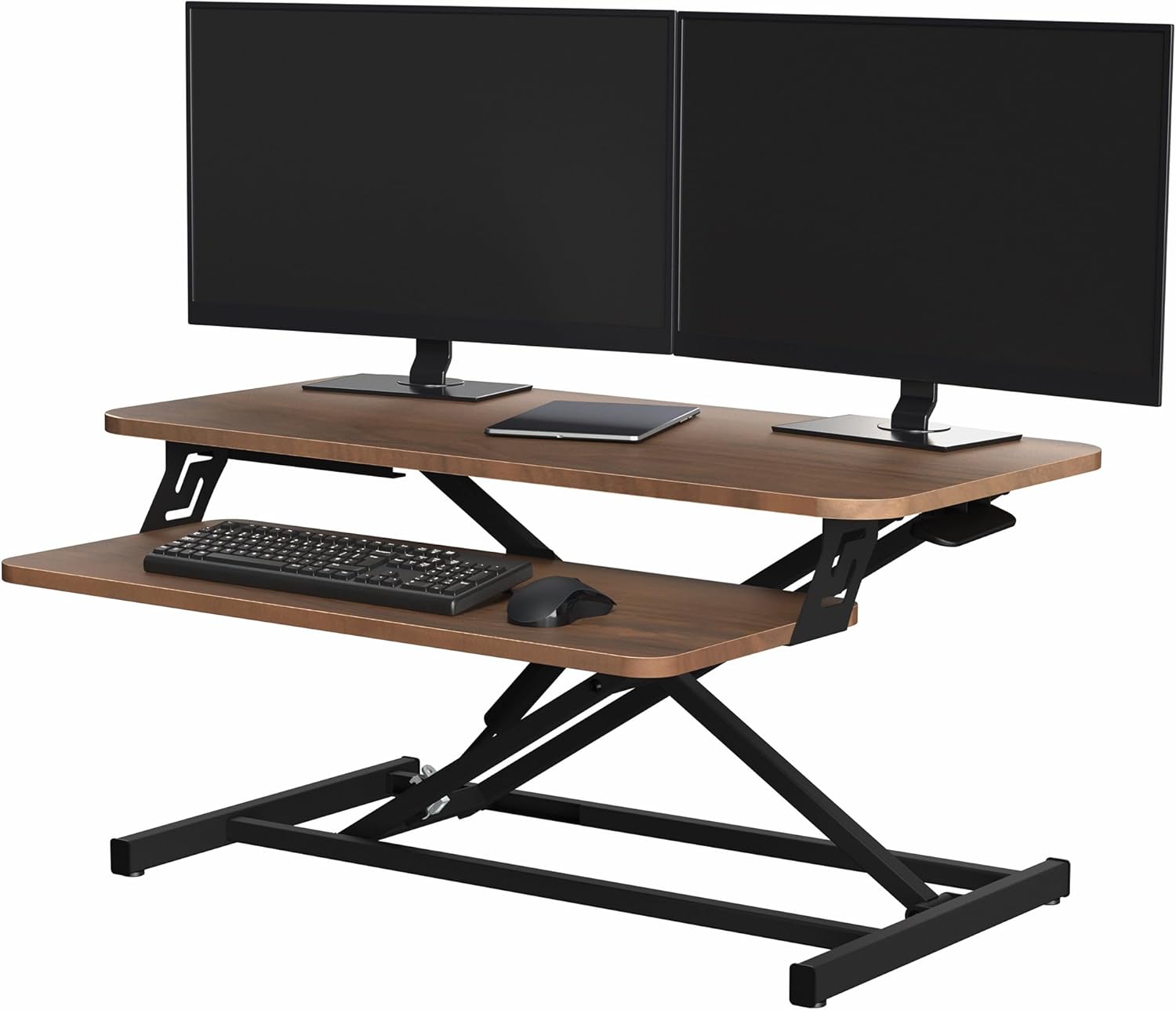 VIVO Height Adjustable Stand Up Desk Converter for Dual Monitors
