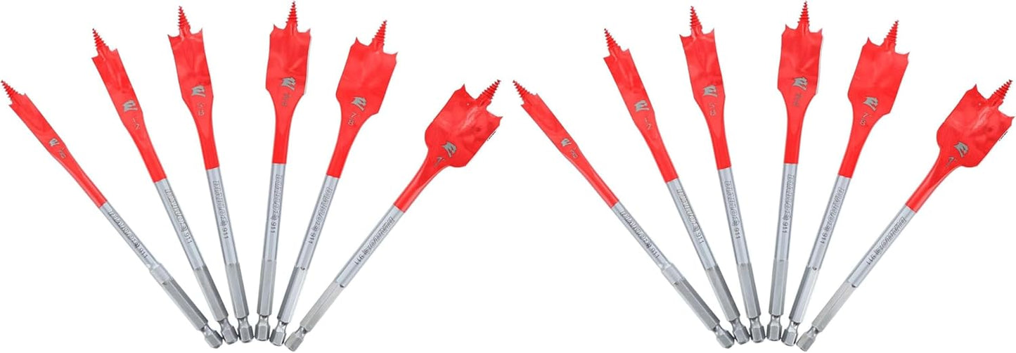 Diablo SPEEDemon Spade Bit Set: 6-Piece for Clean Holes