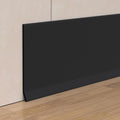 Peel and Stick Baseboard Trim 6 in x 20 ft Black - Flexible