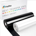Heat Transfer Vinyl 12 in x 50 ft Roll - Easy to Cut & Weed