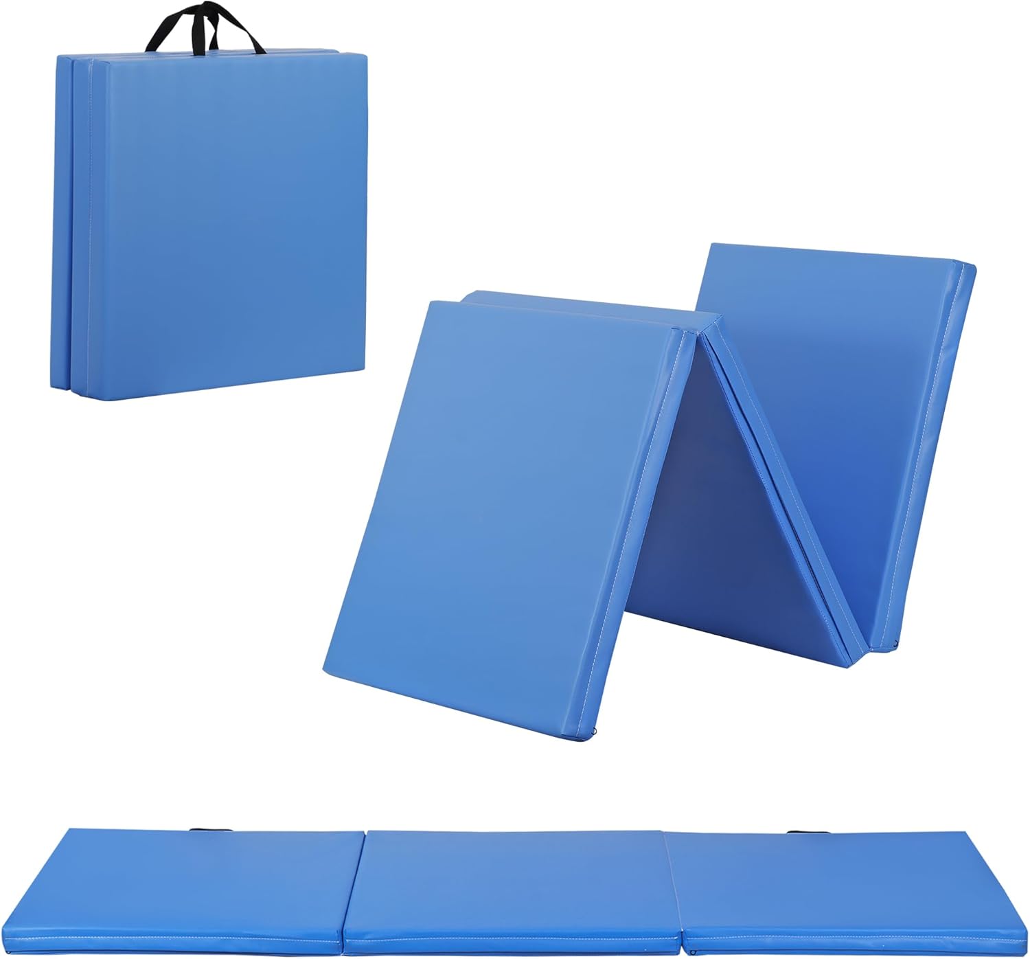 Extra Thick Tri-fold Folding Gym Exercise Mat for Home Workouts
