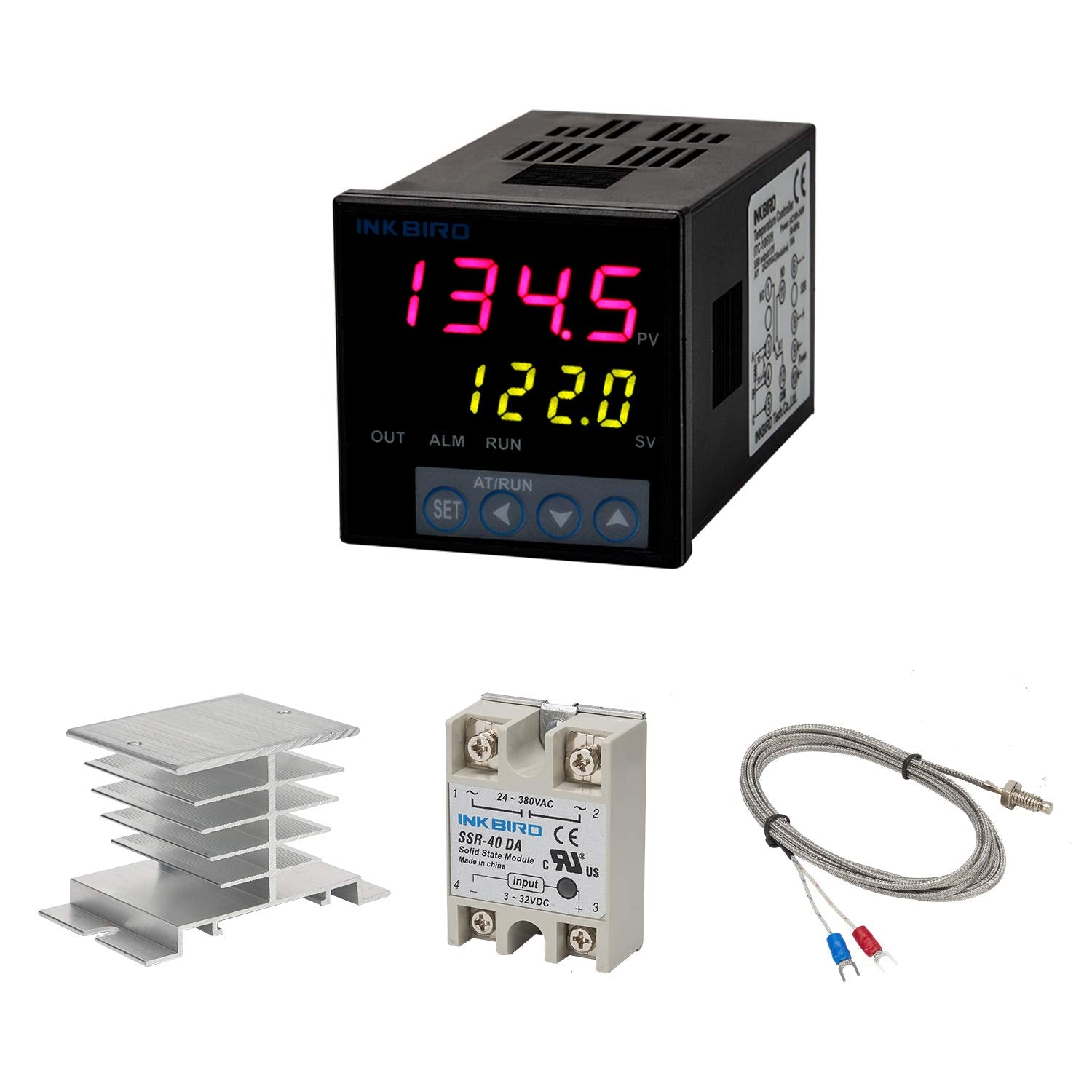 Inkbird PID Temperature Controller Kit with SSR and Thermocouple