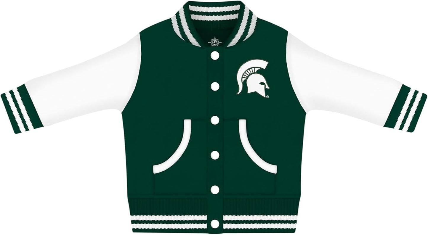 Creative Knitwear College Baby Varsity Jacket for Little Fans