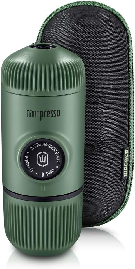 WACACO Nanopresso Portable Espresso Maker with Protective Case