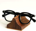 Handmade Wood Carving Eyeglasses Stand Walnut - Natural Desk Holder