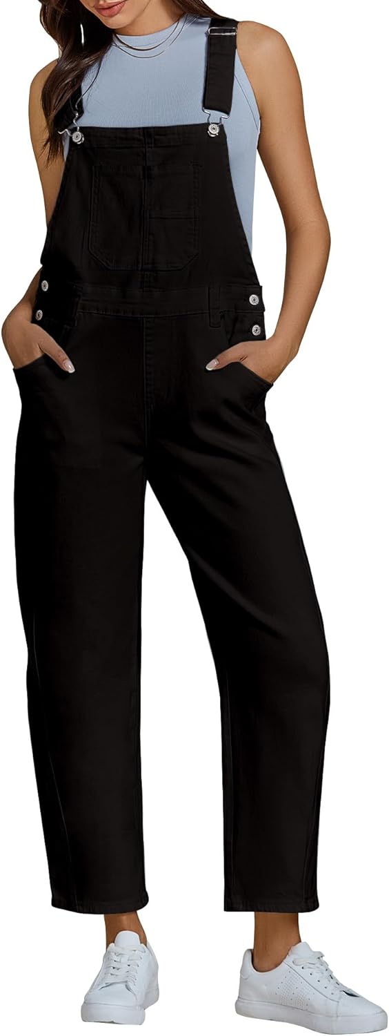 Luvamia Barrel Leg Overalls for Women - Stylish and Comfortable
