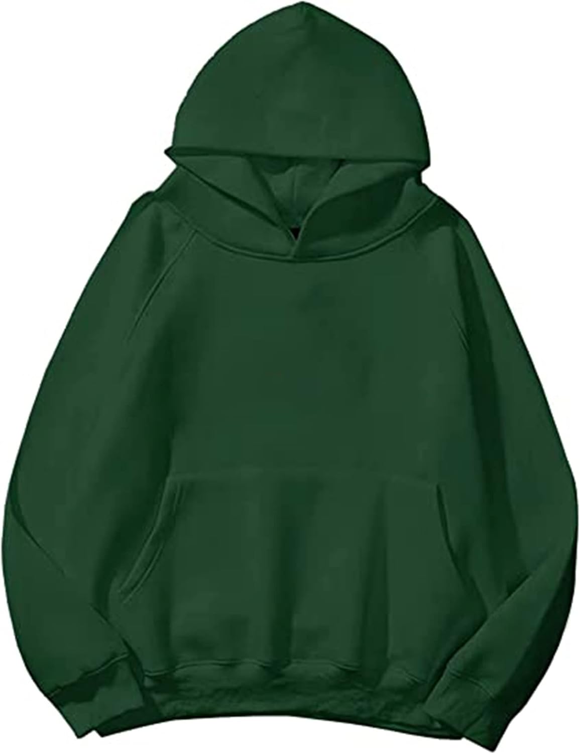 Lauweion Women Solid Basic Fleece Hoodie for Cozy Comfort