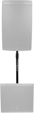 Rockville M20 Air Assist Speaker Pole Stand 33.5in-55in - Sturdy Lift