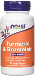 Turmeric & Bromelain Supplement - Joint Support NOW
