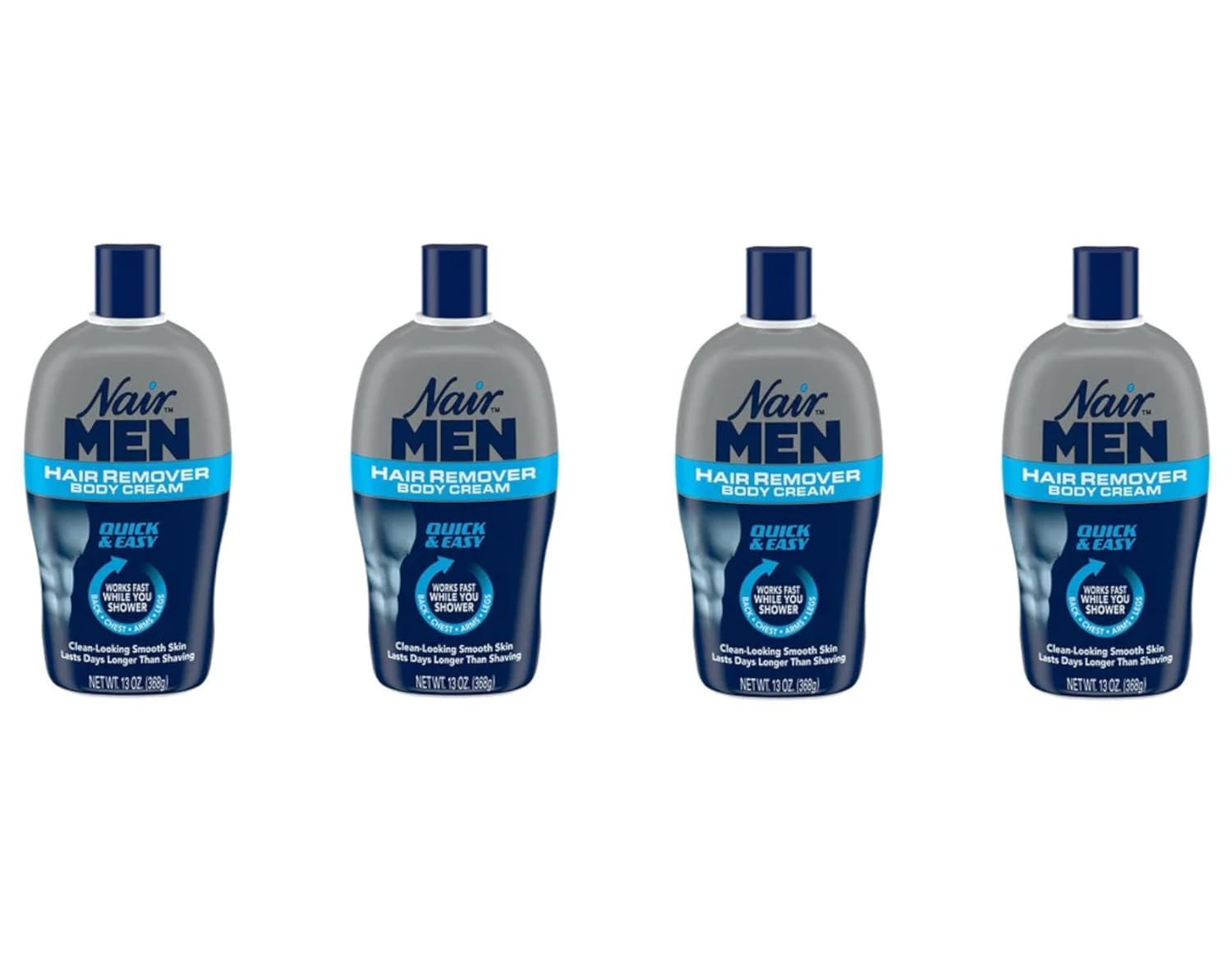 Nair For Men Hair Removal Body Cream 13 oz - Smooth Skin Solution