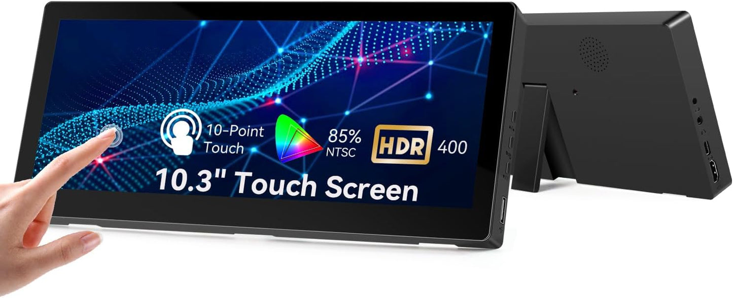 Portable Mini Touchscreen Monitor for On-the-Go Monitoring