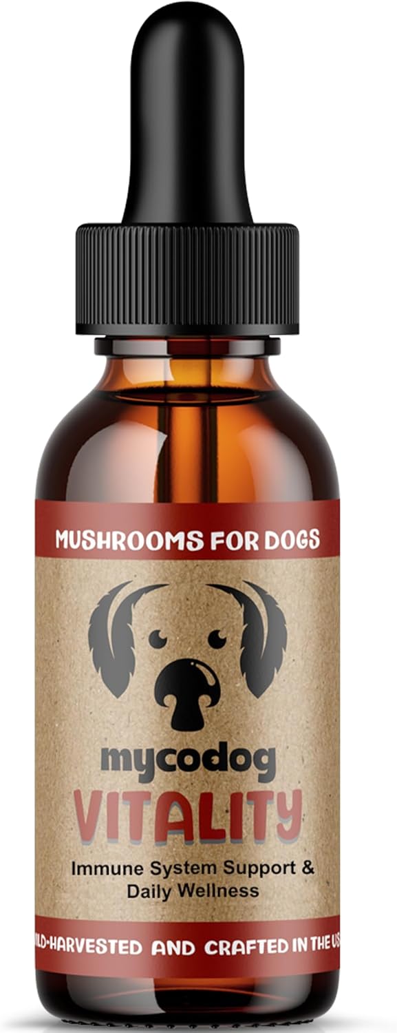 MycoDog Vitality - Mushroom & Adaptogen Supplement for Dogs