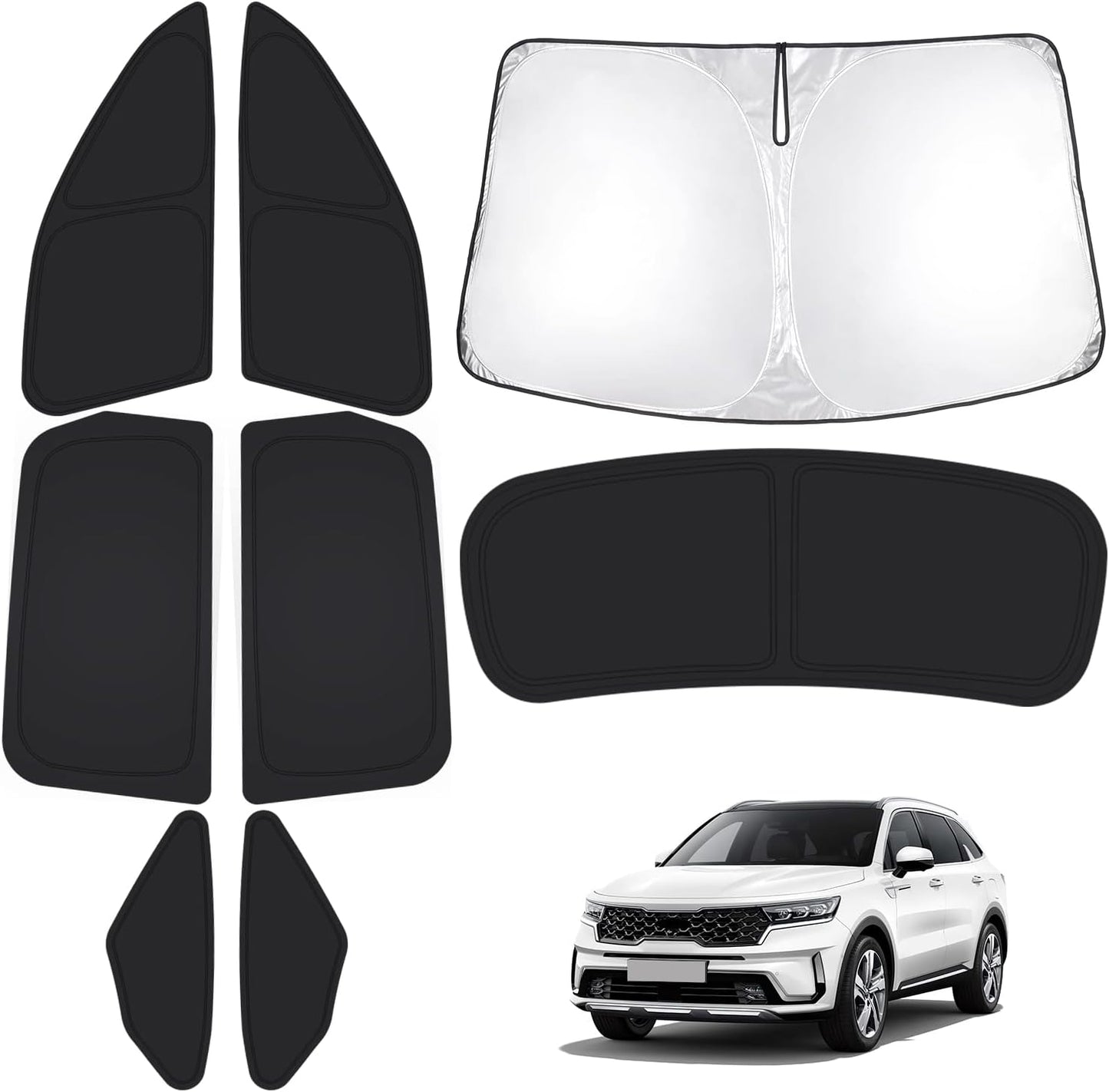 Custom Fit Window Shades for Kia Sorento 2021-2026 Models