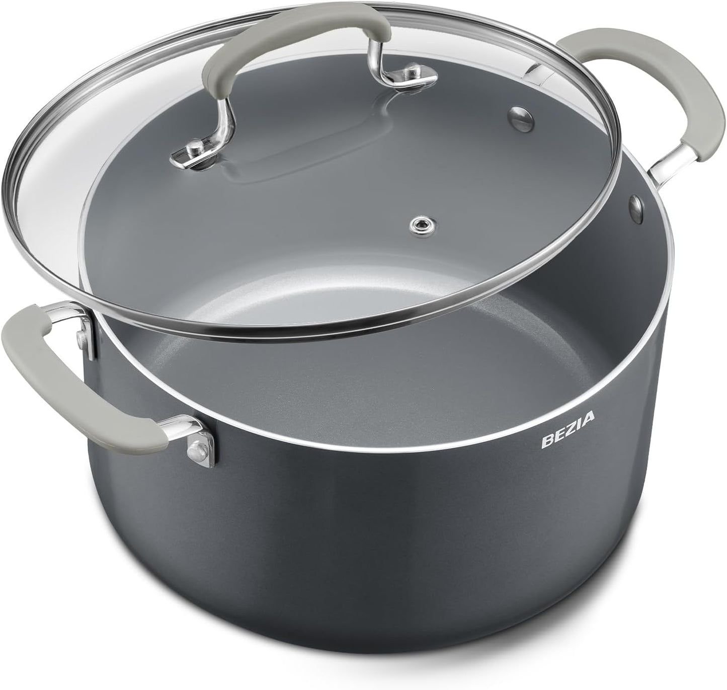 12 Quart Nonstick Stock Pot with Lid for Healthy Cooking