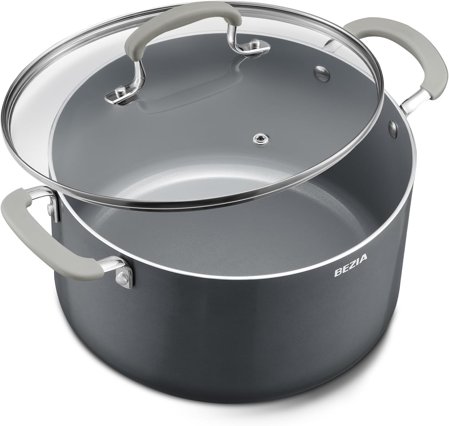 12 Quart Nonstick Stock Pot with Lid for Healthy Cooking