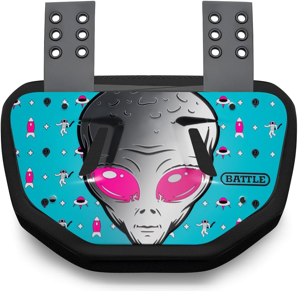 Battle Sports Novelty Football Back Plate for Youth and Adults