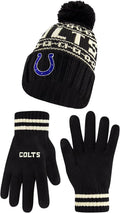 Ultra Game NFL Super Soft Cable Knit Winter Beanie and Touchscreen on