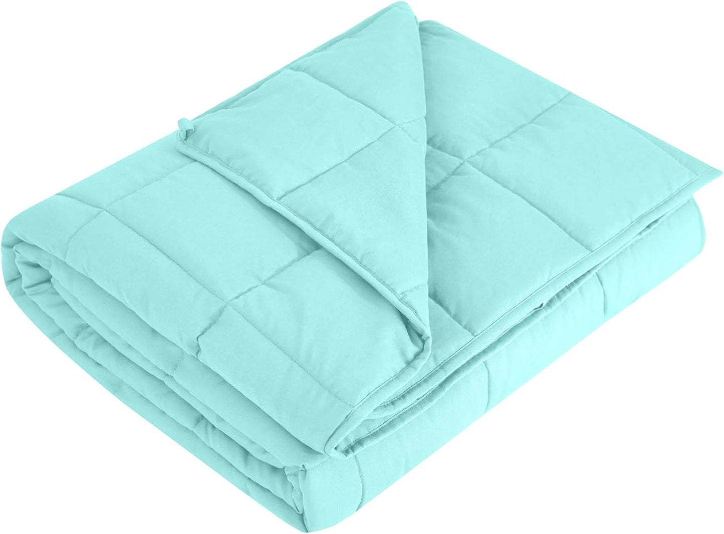 L'AGRATY Weighted Blanket 60x80 15lbs for All-Season Comfort