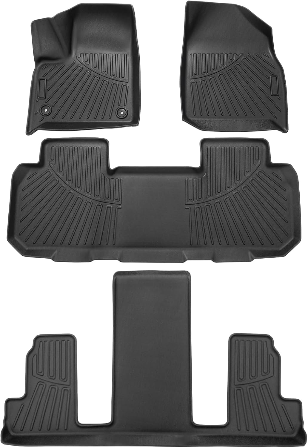 Premium 3D TPE Floor Mats for Chevy Traverse 2018-2025