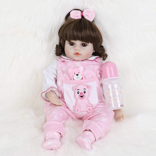 16 Lifelike ENADOLL Reborn Baby Doll - Curly Hair Gift