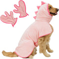 Pawyee Super Soft Fast-Drying Dog Towel Robe - Warm Drying Coat