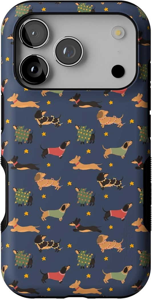 Casely iPhone 17 Pro Case Dashing Doxies Bold Design