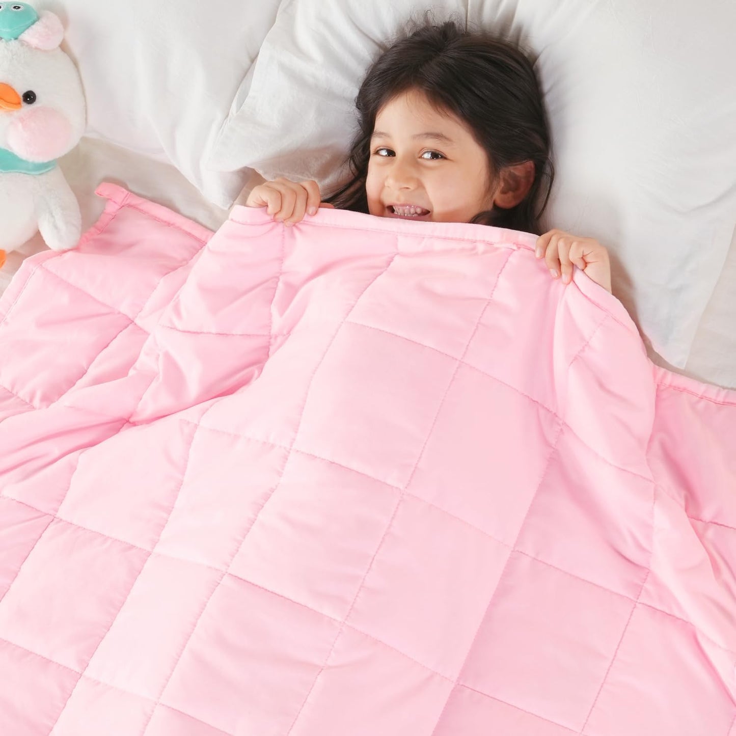 Topblan 7 lb Weighted Blanket for Kids - Better Sleep Guaranteed!