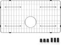 Stainless Steel Sink Grid 26 in x 14 in - Rear Drain Protection