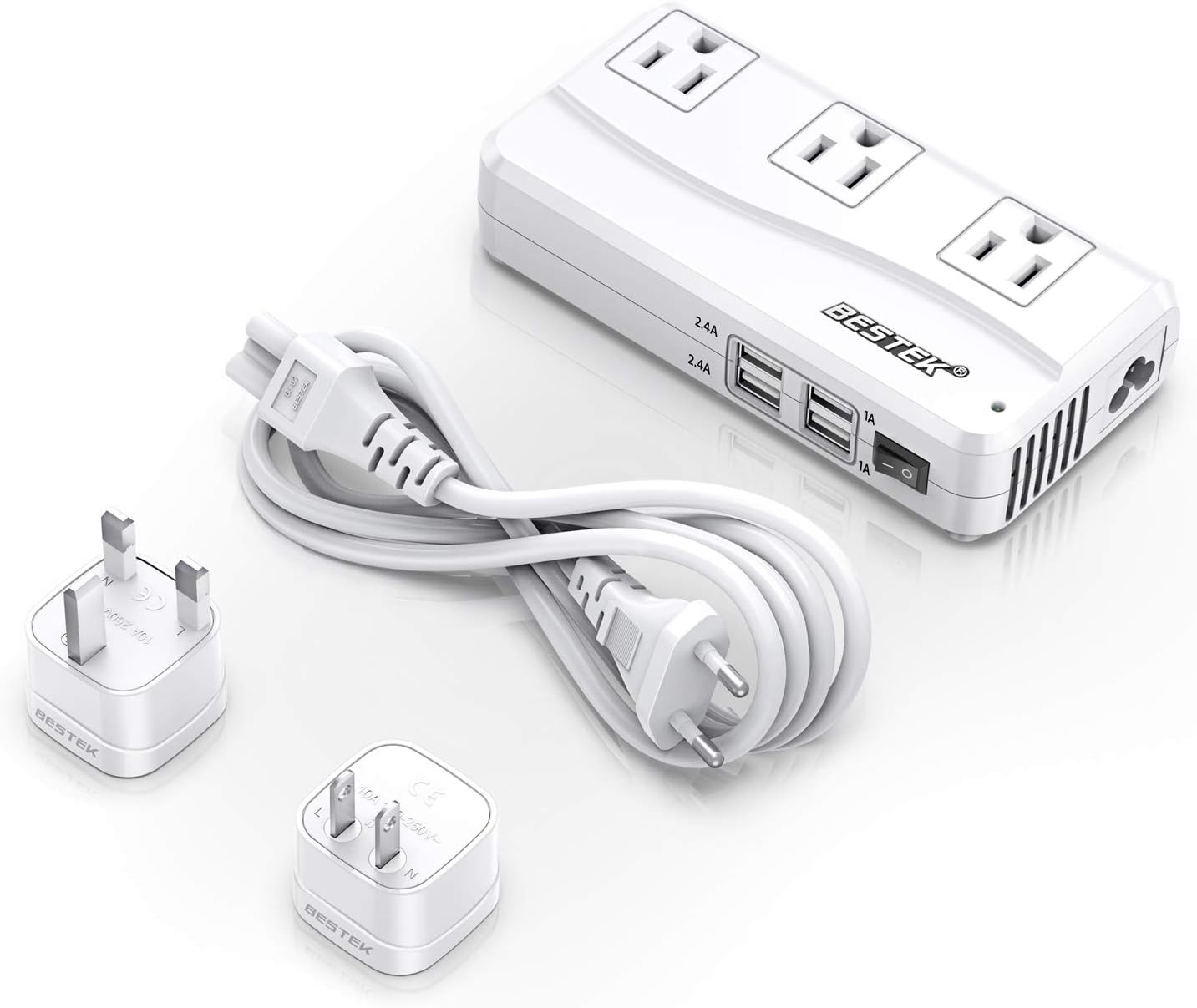 BESTEK Universal Travel Adapter for Worldwide Voltage Conversion