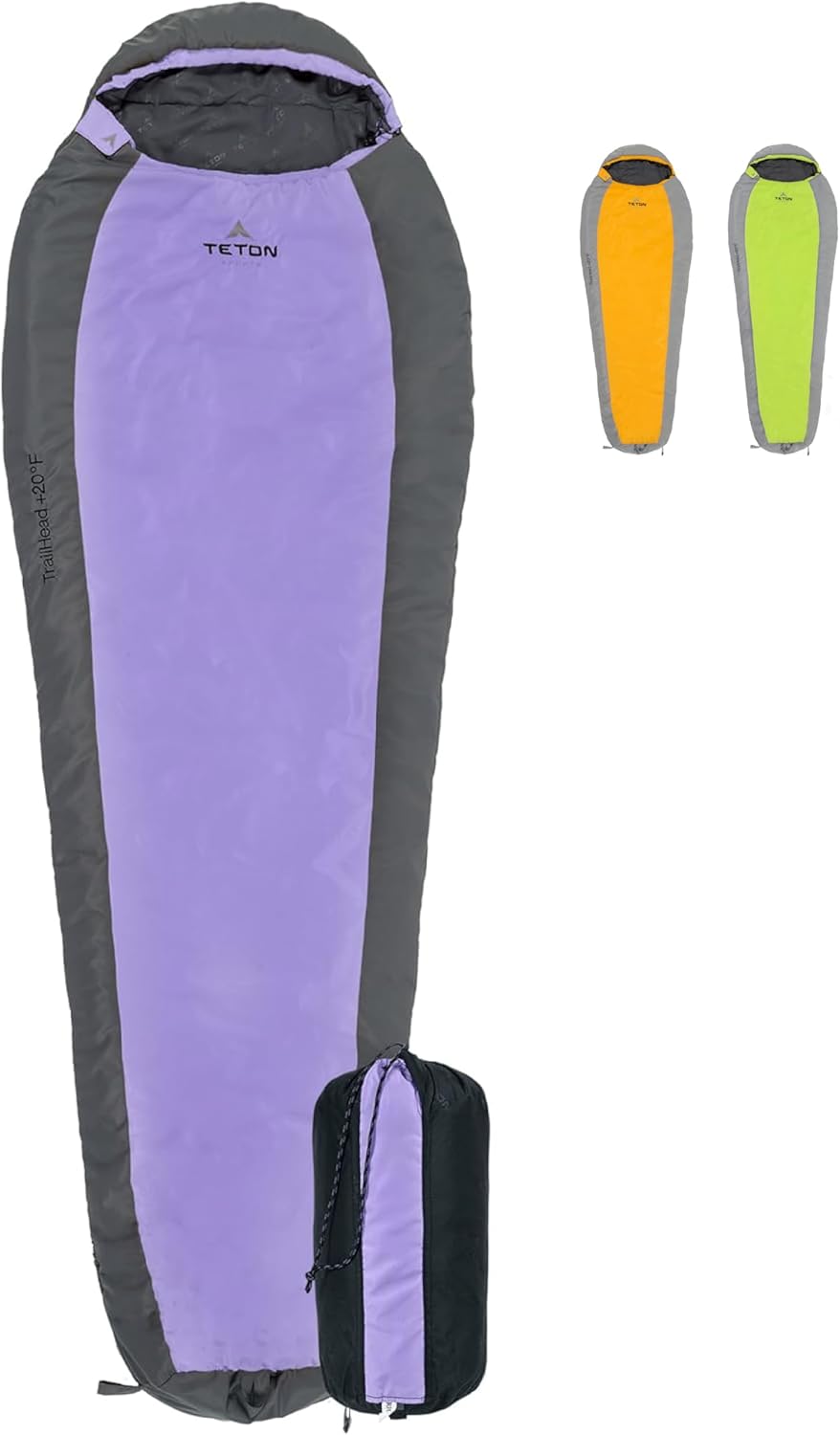 Teton 20F and 5F Degree Sleeping Bag for Camping and Hiking