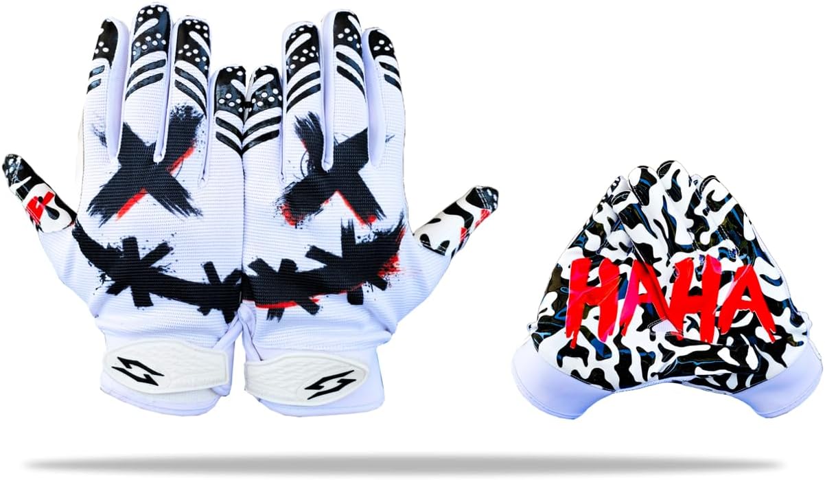 Venomous Grip Joker Football Gloves