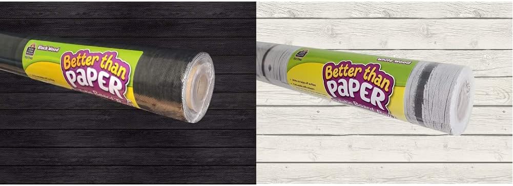 Black Wood and White Wood Bulletin Board Rolls for Creative Displays