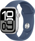 Apple Watch Series 10 GPS + Cellular 42mm - Silver Aluminum, Denim