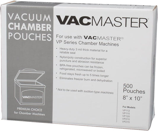 VacMaster 40722 Vacuum Chamber Pouches for Food Storage