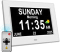 11in Large Display Digital Clock for Seniors - Easy Read Calendar