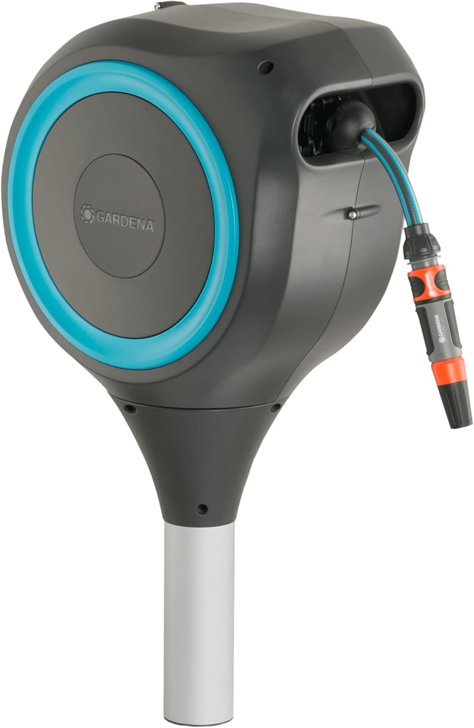 GARDENA 50ft x 1/2in Automatic Retractable Garden Hose Reel