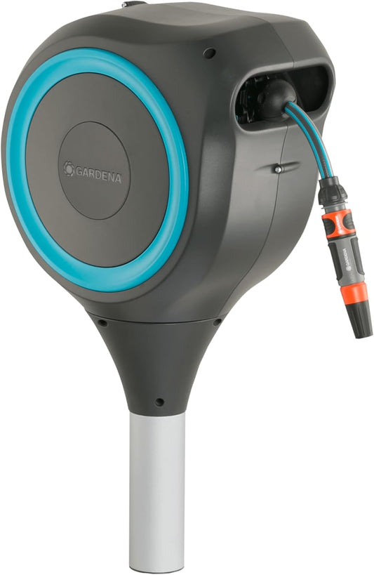 GARDENA 50ft x 1/2in Automatic Retractable Garden Hose Reel