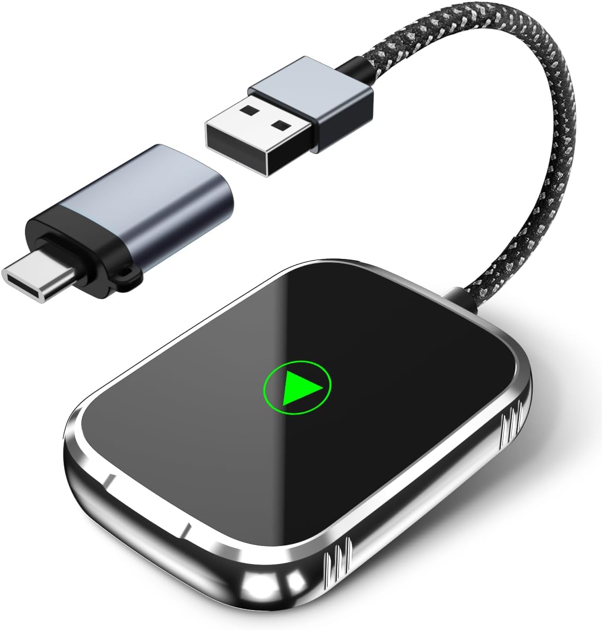 Wireless CarPlay Adapter for iPhone and Android Auto Experience