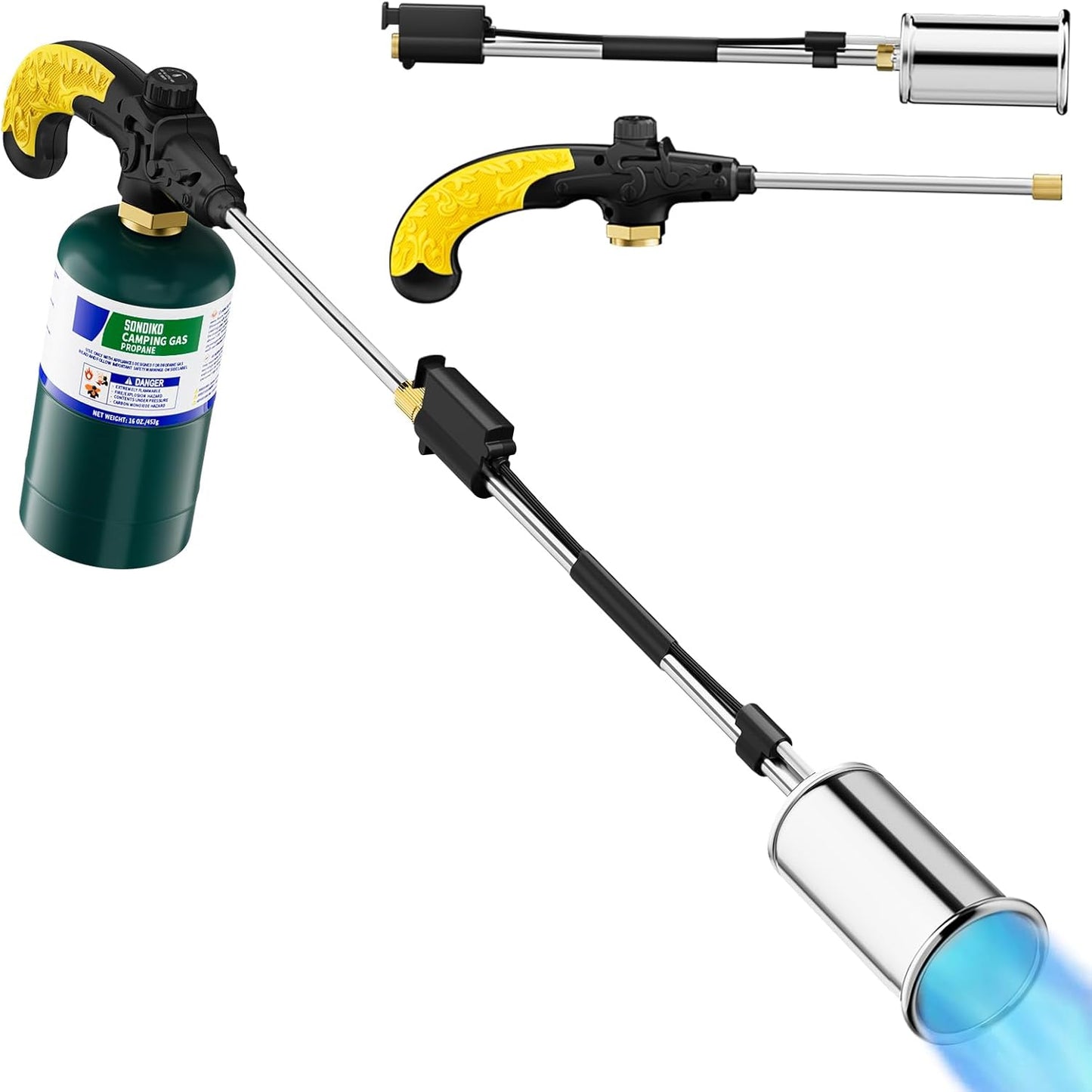 Sondiko Big Flame Propane Torch Kit for Heavy Duty Weeding