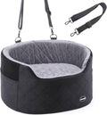 Pecute Dog Car Seat for Small/Medium Dogs - Elevated Pet Booster Seat
