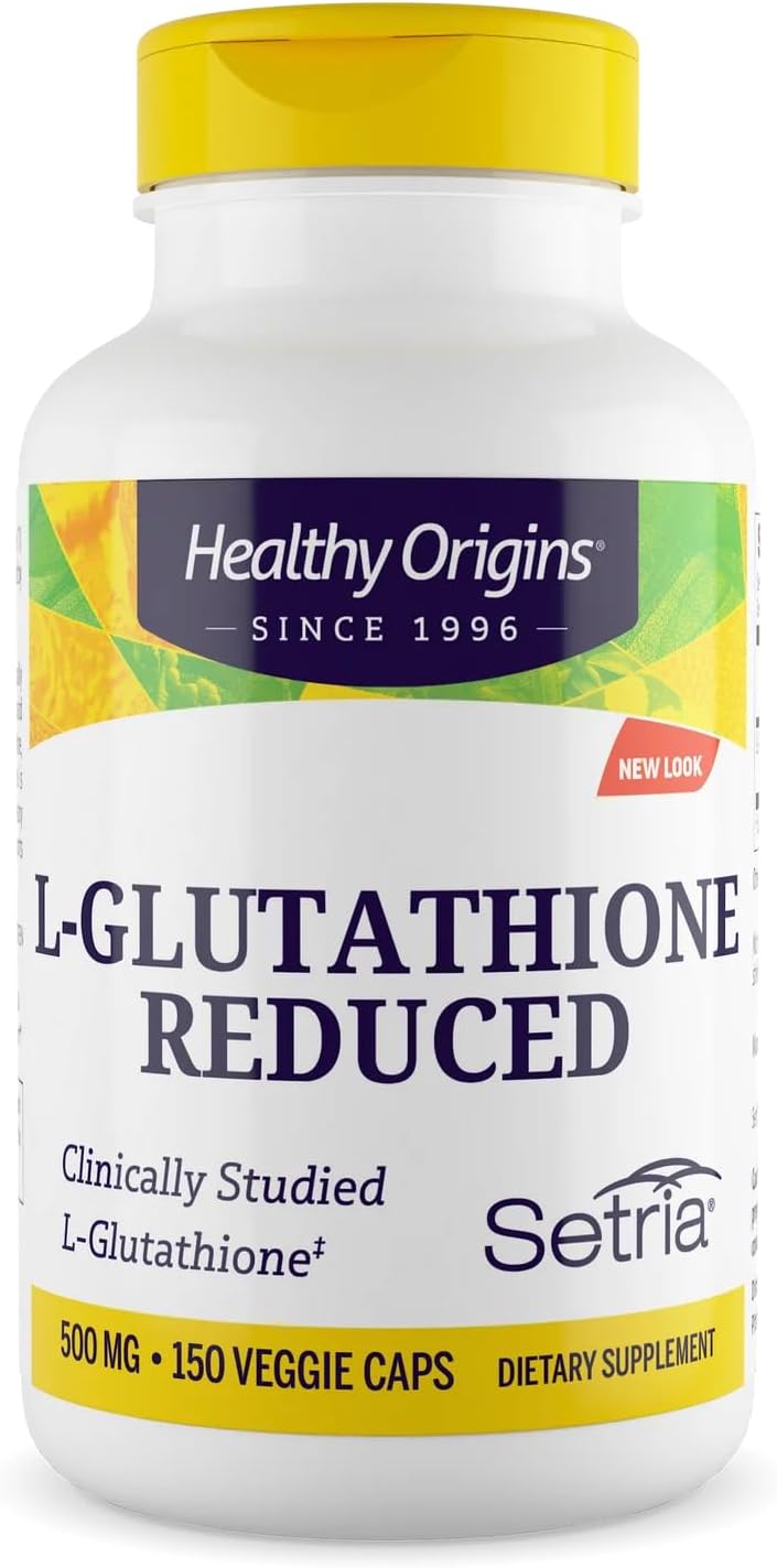 Healthy Origins L-Glutathione 500 mg for Antioxidant Support