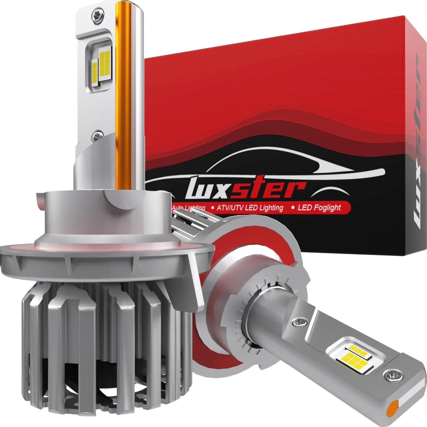 LUXSTER H13 9008 LED Light Bulbs for Superior Visibility