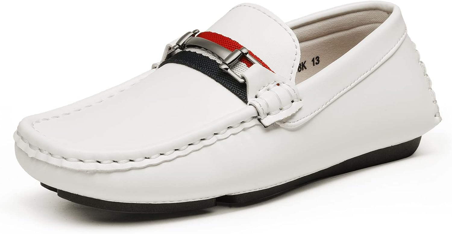 Bruno Marc Boy's Loafer Slip-On Dress Shoes for Kids Comfort