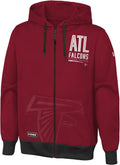 Outerstuff NFL Men's Drop Back Team Colors Full Zip (Style VZG1)