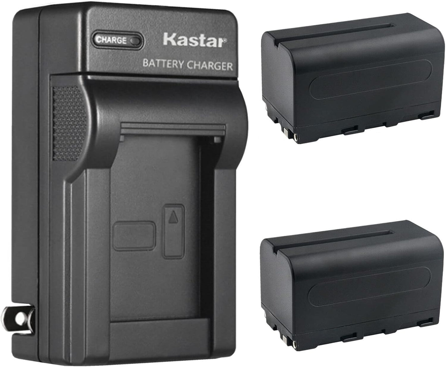 Kastar 2-Pack NP-F750 / NP-F770 Battery and Charger for Monitors