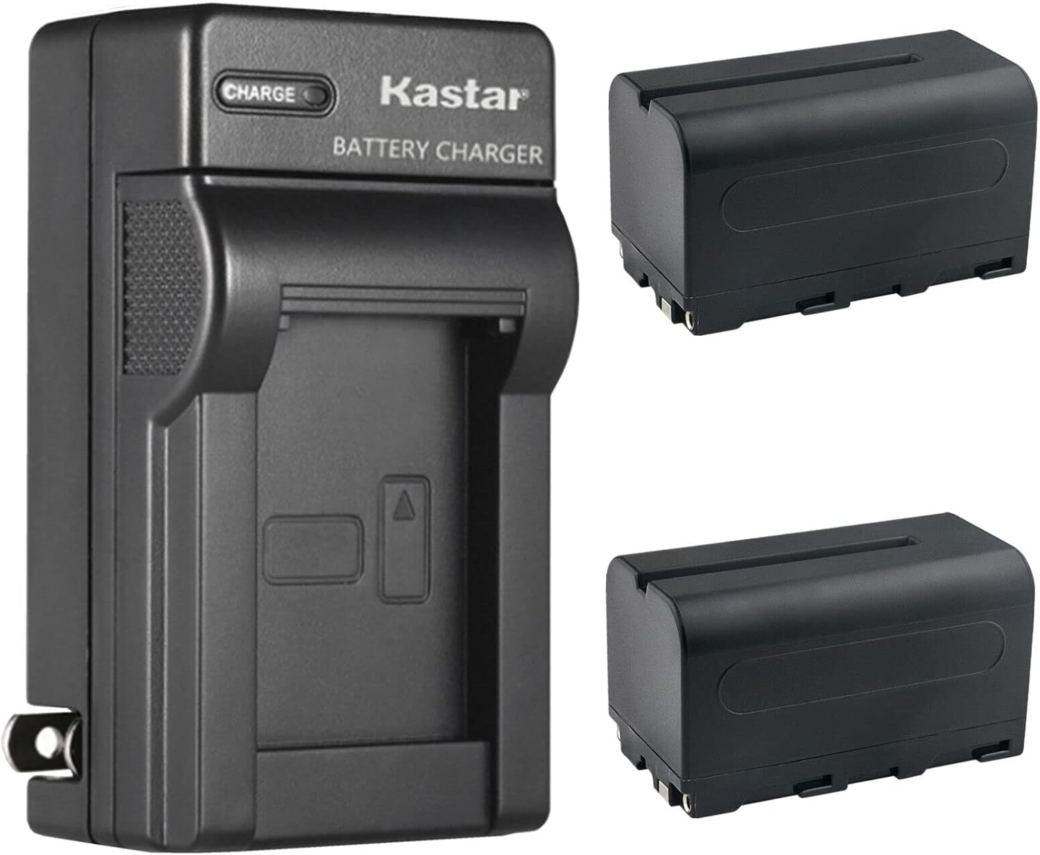 Kastar 2-Pack NP-F750 / NP-F770 Battery and Charger for Monitors