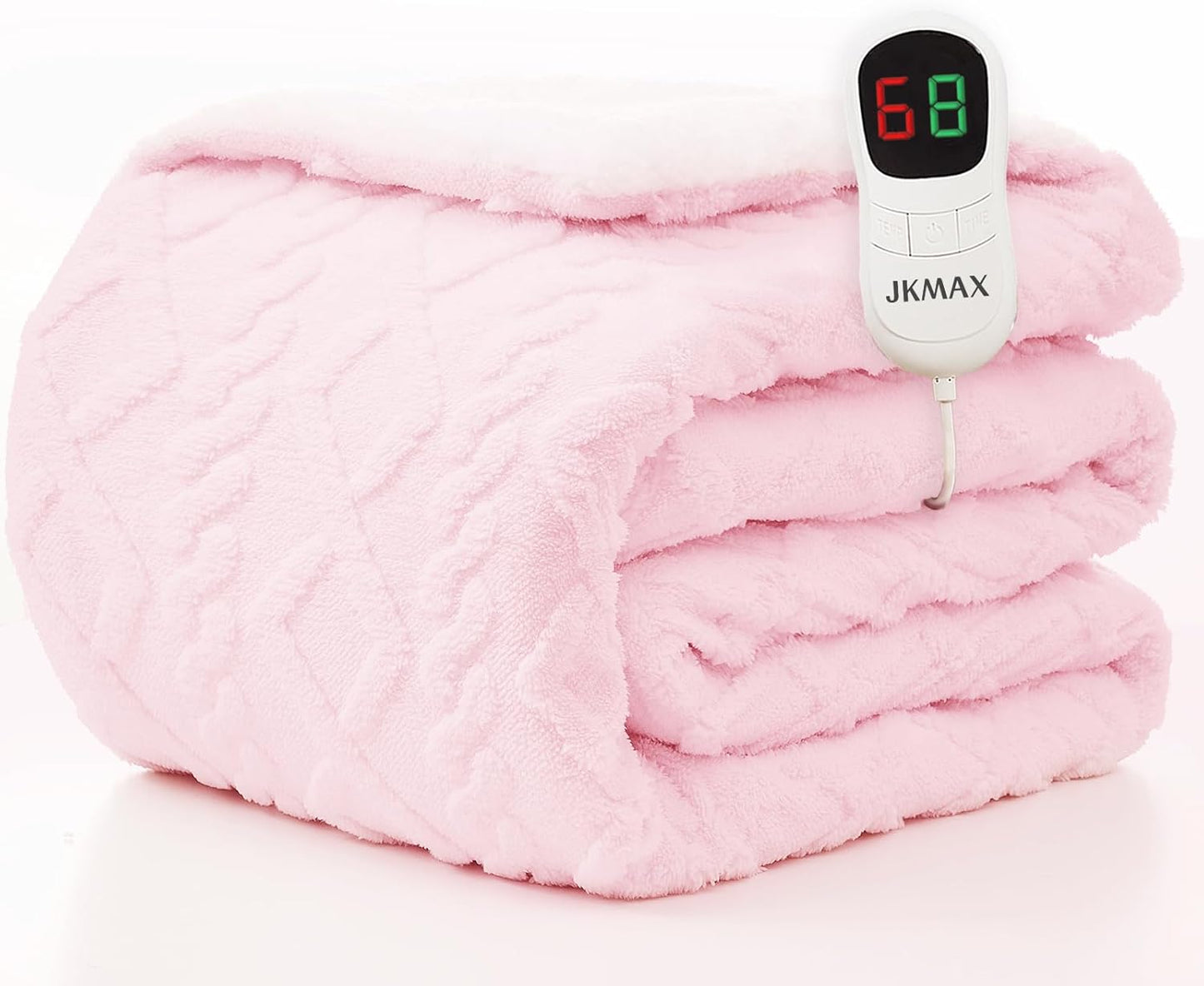 Heated Electric Blanket Twin Size with 10 Heating Levels for Comfort