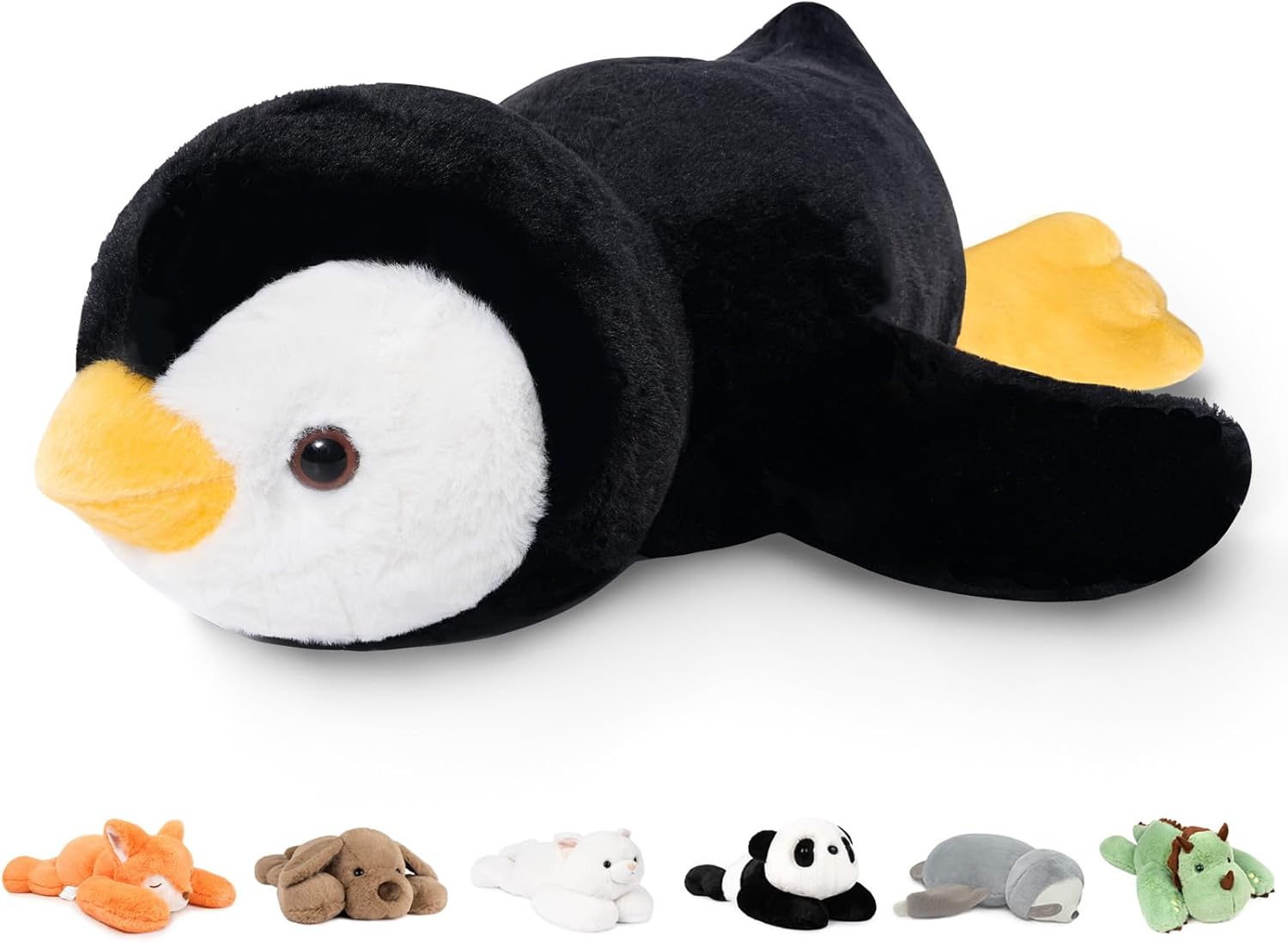 Niuniu Daddy 20in Penguin Weighted Stuffed Animal for All Ages