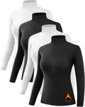 Dalavch Womens Thermal Turtleneck Shirts for Cold Weather Wear