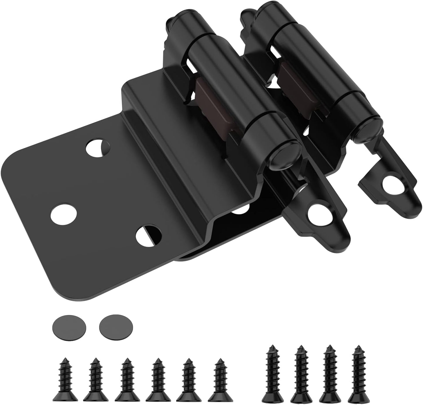 3/8 Inch Inset Cabinet Hinges - Durable Self Closing Hardware